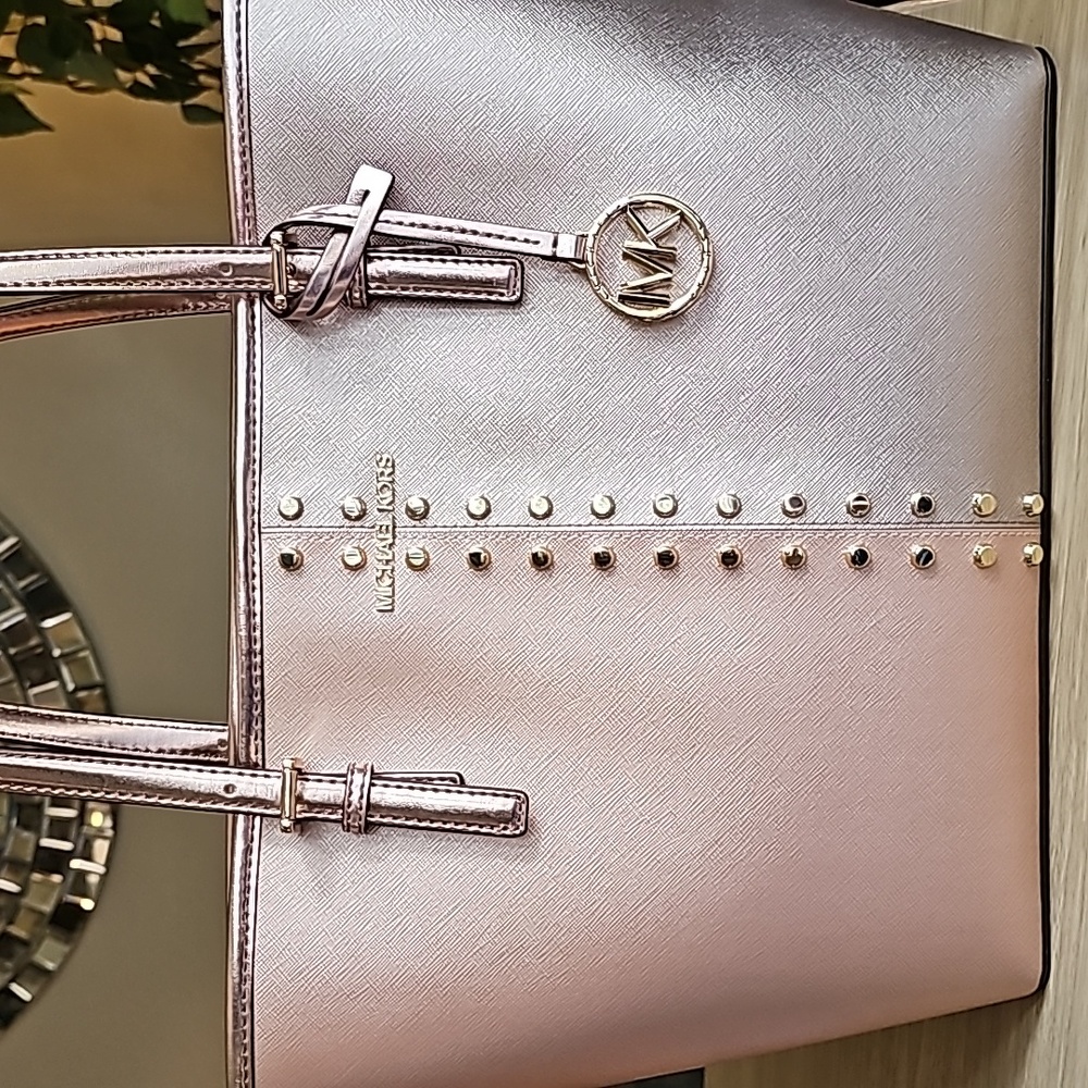 Michael Kors Tote Bag Rose Gold